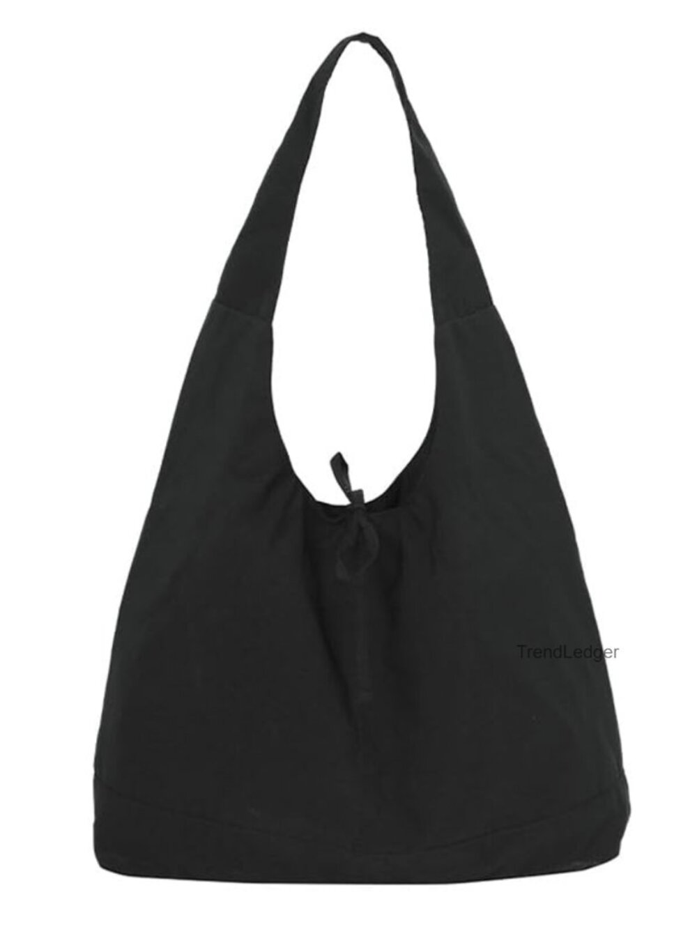 Large Slouchy Nylon Hobo Bag Solid Color Tote Shoulder Handbag Casual Travel
